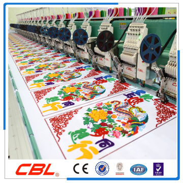 CBL 20 cabezas chenille + máquina mixta plana de bordado